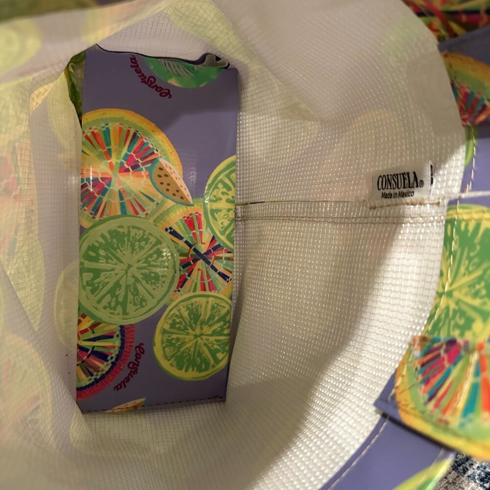 Consuela Mini Bag - "Sandy" Lime Pattern - Picture 5 of 6